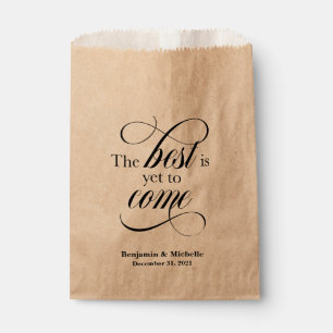 Das Beste ist noch nicht gekommen, um die Tasche z Geschenktütchen