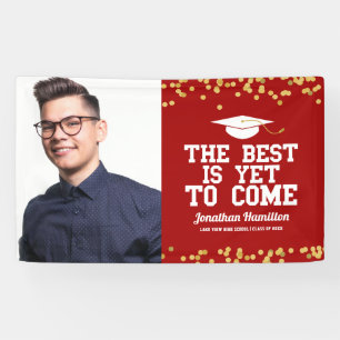Das Beste ist noch nicht kommen Red Gold Grad Part Banner