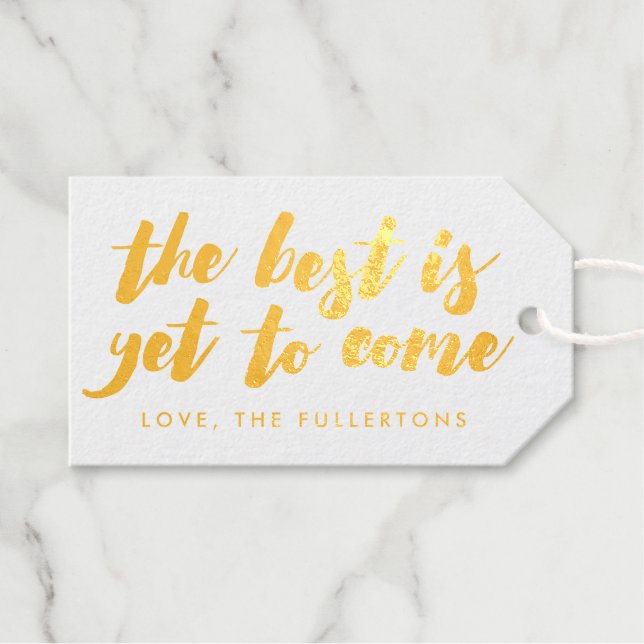 Das Beste ist noch zu bemerken, Weihnachten Gesche Geschenkanhänger (Vorderseite (Horizontal))