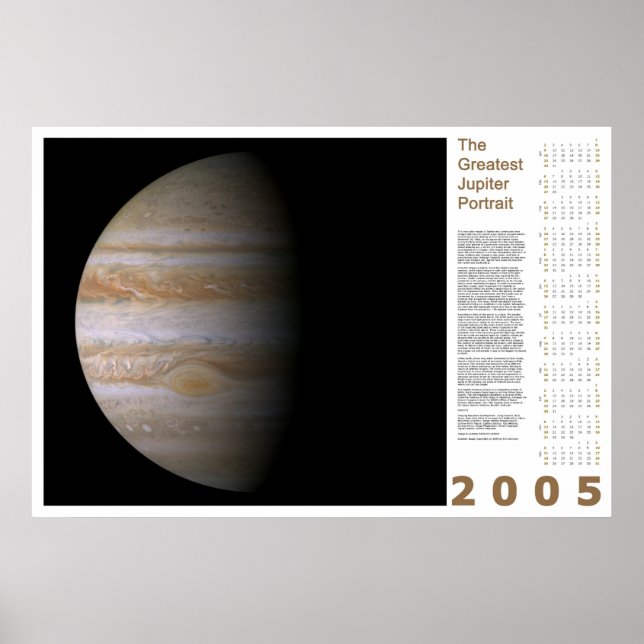 Das Beste Jupiter-Portrait: 2005 Poster (Vorne)