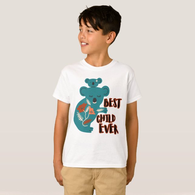 Das beste Kind je Koala Muttertag T-Shirt (Vorne ganz)