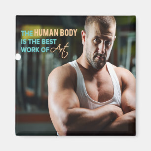 Das beste Kunstwerk Motivationskühlschrankmagnet Magnet