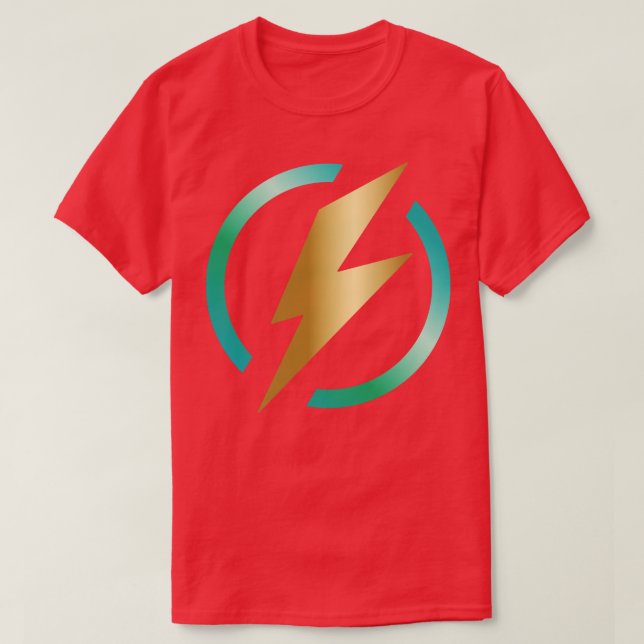 Das beste Lightning Strike Logo T-Shirt (Design vorne)