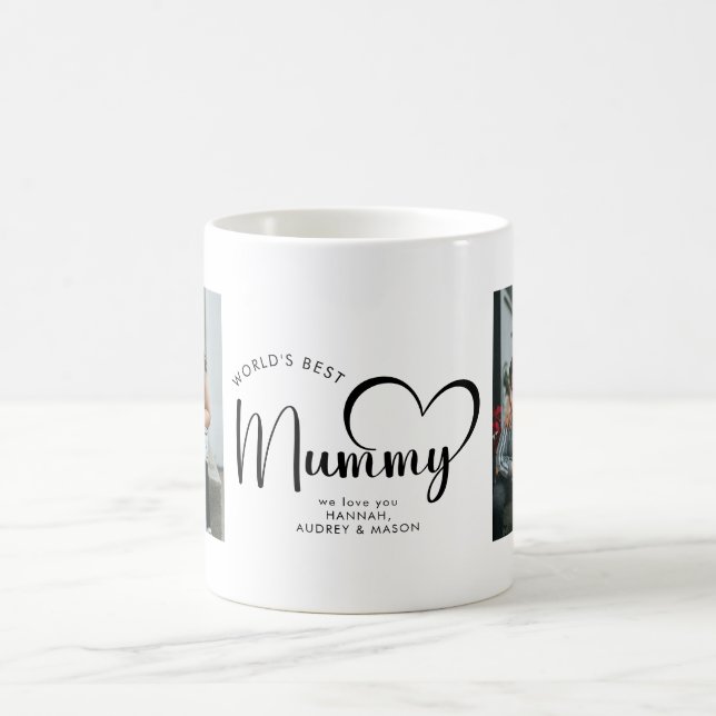 Das beste Mama-Geschenk-Foto der modernen Welt Kaffeetasse (Mittel)