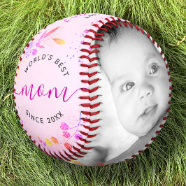 Das beste Mama-Rosa-Glitzer der Welt Verlasse Skri Baseball