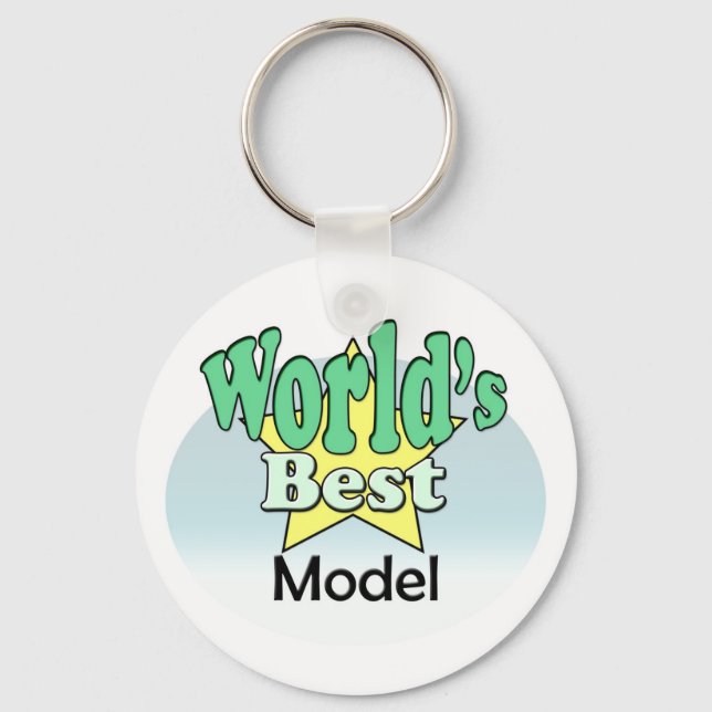 Das beste Modell der Welt Schlüsselanhänger (Vorderseite)