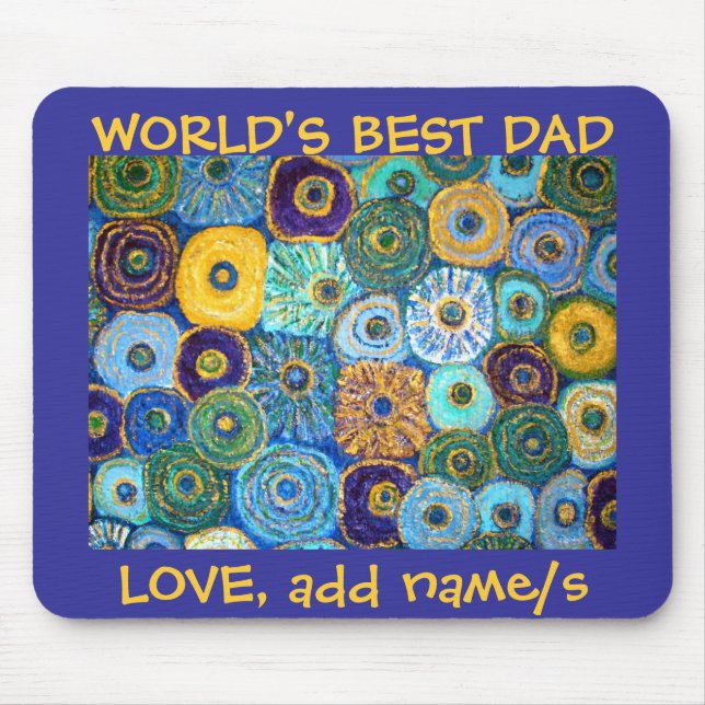 Das beste Mousepad der Van- GoghBlumen-Welt (Vorne)