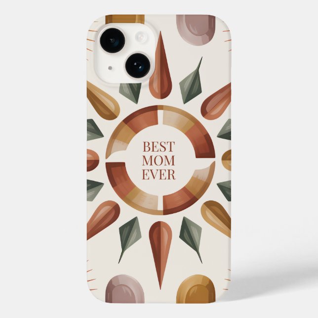 Das beste Mutterschutz-Handyhülle-Geschenk im Boho Case-Mate iPhone Hülle (Rückseite)