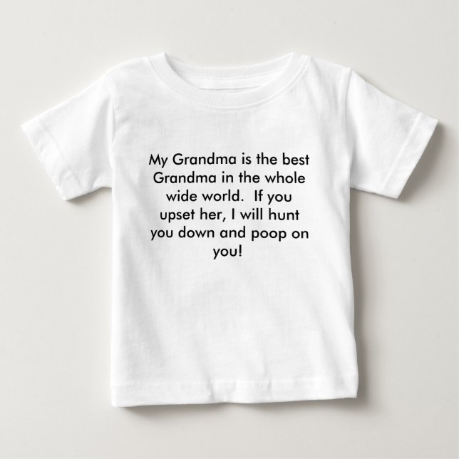 Das beste Oma Baby T-shirt (Vorderseite)