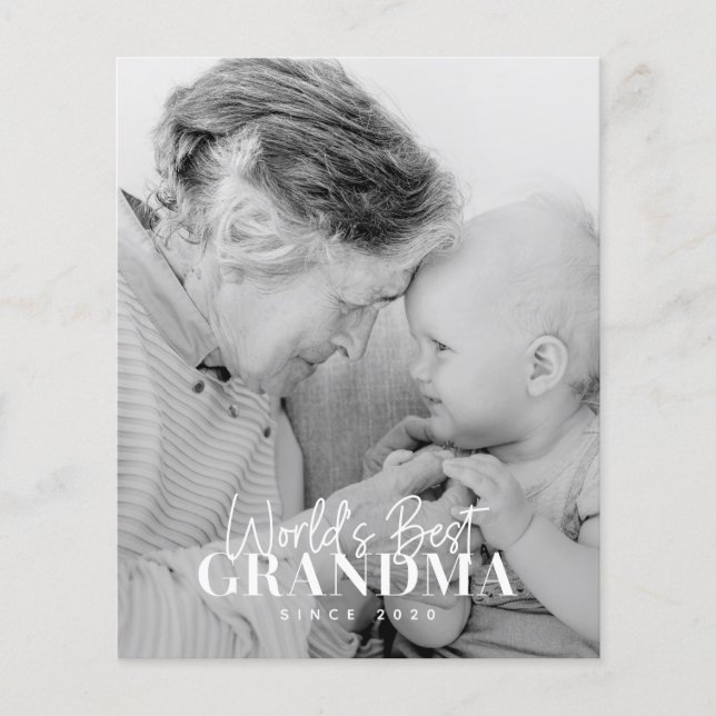 Das beste Oma der Welt seit 20XX Einfaches Chic-Fo (Vorderseite)