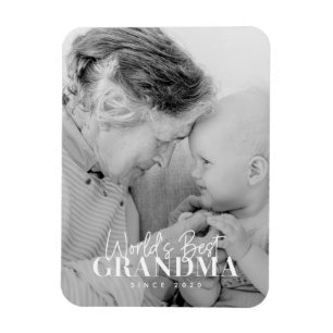 Das beste Oma der Welt seit 20XX Einfaches Chic-Fo Magnet