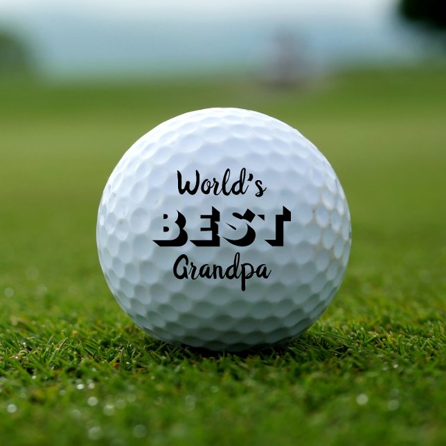 Das beste Opa der Welt Golfball (Von Creator hochgeladen)