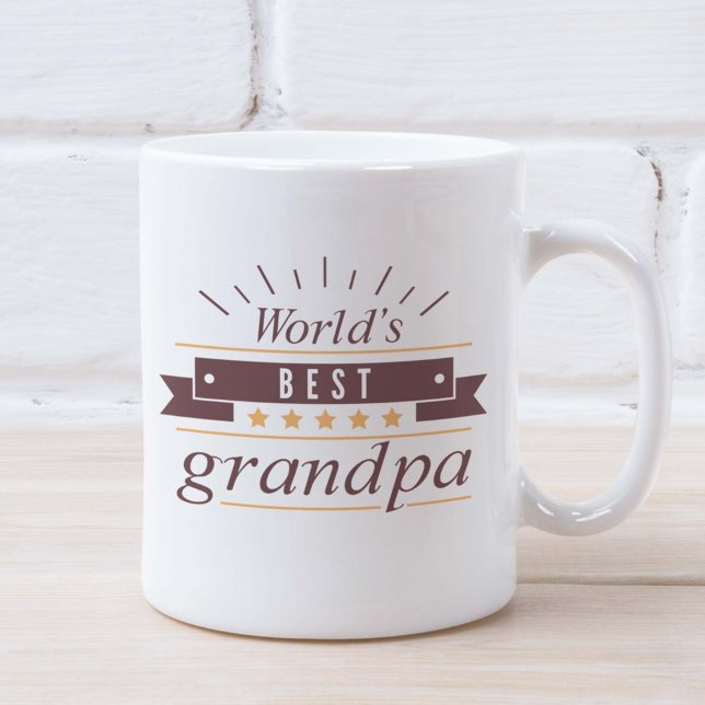 Das beste Opa der Welt Kaffeetasse (World's Best Grandpa Mug)