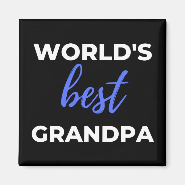 Das beste Opa der Welt Magnet (Vorne)