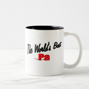 Das beste PA der Welt Zweifarbige Tasse
