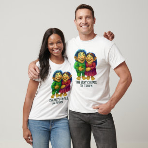 Das Beste Paar in der Stadt - Niedlicher Fantasiet T-Shirt