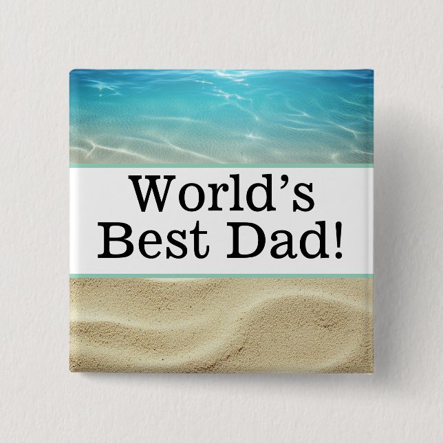 Das beste Papa-Button der Welt Button (Vorderseite)