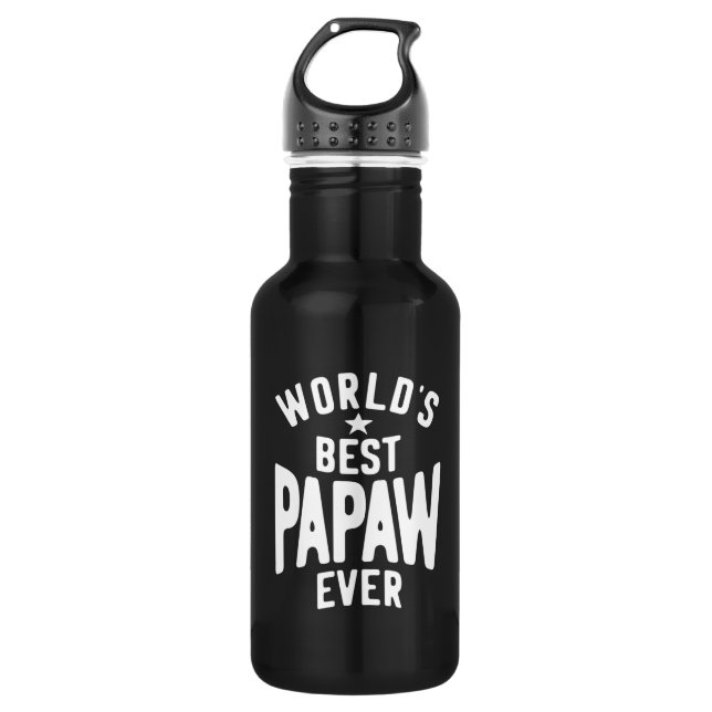 Das beste Papa der Welt | Father Gift Edelstahlflasche (Vorderseite)