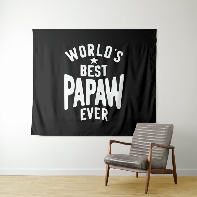 Das beste Papa der Welt | Father Gift Wandteppich (Beispiel (Horizontal))
