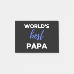 Das beste Papa der Welt Post-it Klebezettel