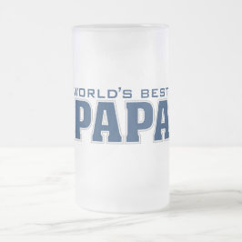Das beste Papa-Glas der Welt Mattglas Bierglas