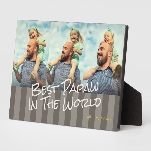 Das beste Papaw-Foto der Welt  Fotoplatte (Seite)