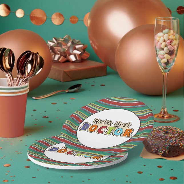 Das beste Party der Welt Pappteller (Multi)