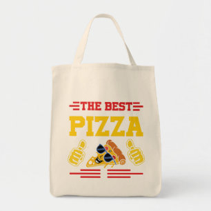 Das beste Pizza-T-Shirt Lustiges Food-Liebhaber-Sh Tragetasche