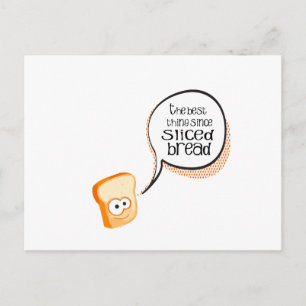 Das Beste seit geschnitten Brot Postkarte