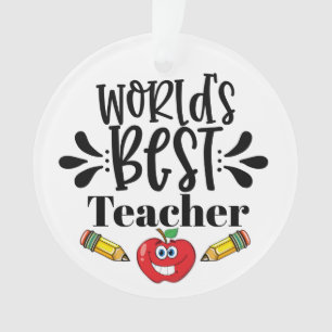 Das beste Teacher-Ornament der Welt Ornament