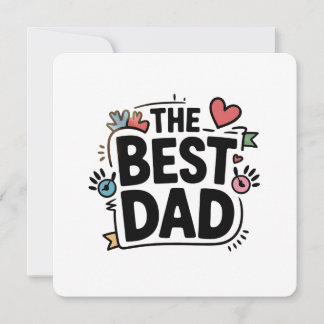 Das beste Textdesign für den Vater