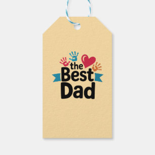 Das beste Textdesign für den Vater Geschenkanhänger