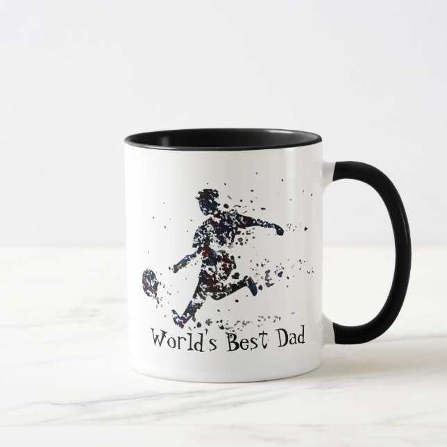 Das beste Vater-Angebot der Fußballspielerwelt Tasse (Rechts)