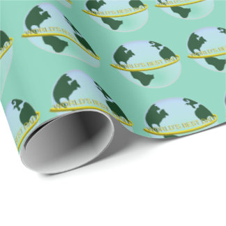 Das beste Vater-Wrapping-Papier der Welt Geschenkpapier