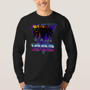 Das Beste von 1983 Synthwave Vaporwave Geburtstag T-Shirt