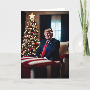 Das beste Weihnachtsgeschenk 2024 - Donald Trump Feiertagskarte