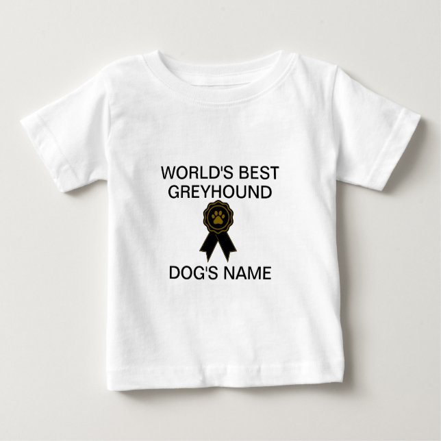 Das beste Windhunddesign der Welt Baby T-shirt (Vorderseite)