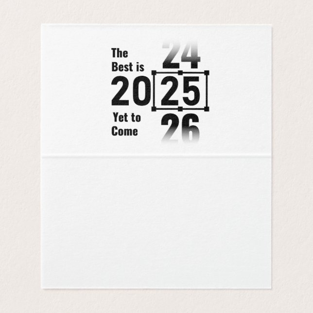 Das Beste wird noch 2025 kommen (Innenseite Aufgefaltet)