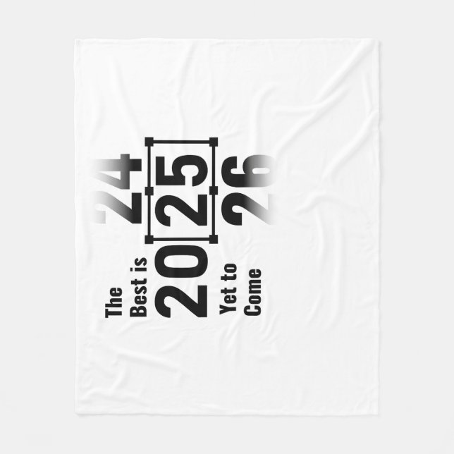 Das Beste wird noch 2025 kommen Fleecedecke (Vorderseite)
