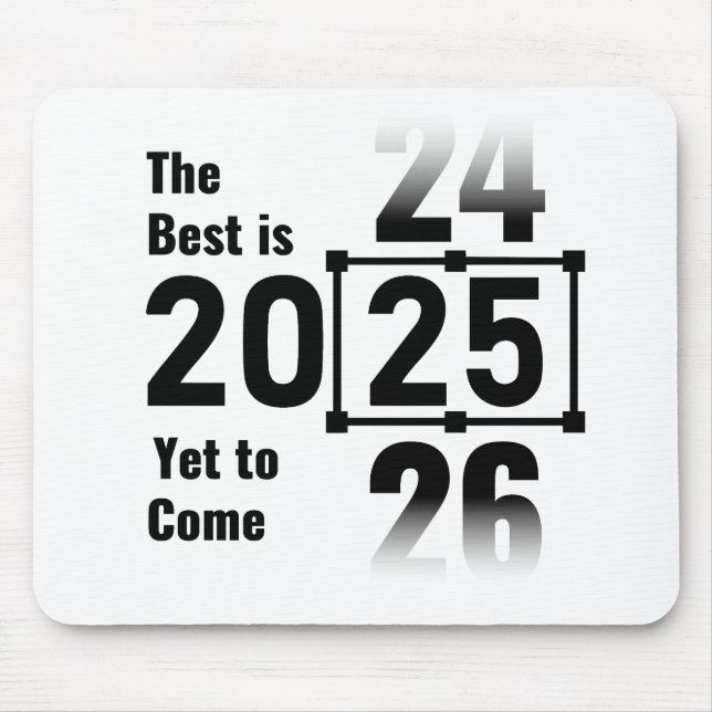 Das Beste wird noch 2025 kommen Mousepad (Vorne)