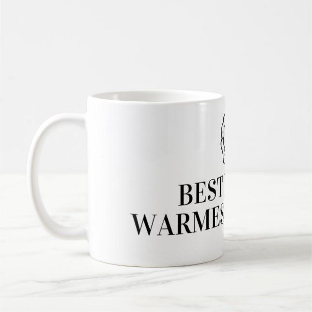 Das Beste wünscht ein herzliches Willkommen Kaffeetasse (Links)