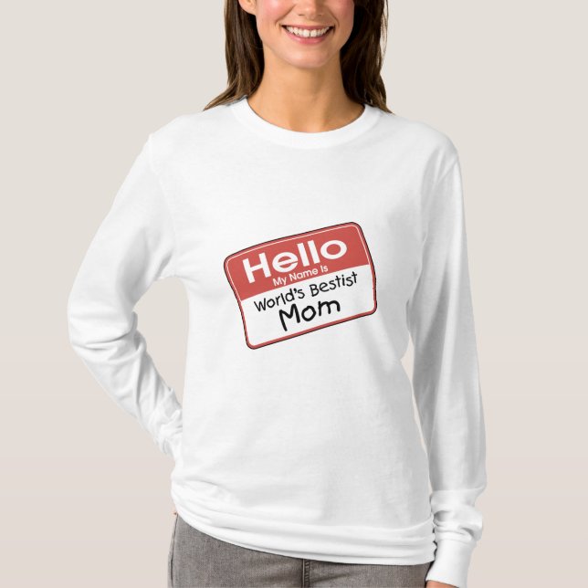 Das Bestist der Welt Mama-T-Shirts und Geschenke T-Shirt (Vorderseite)