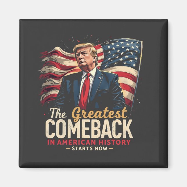 Das Bestste Comeback in der amerikanischen Geschic Magnet (Vorne)
