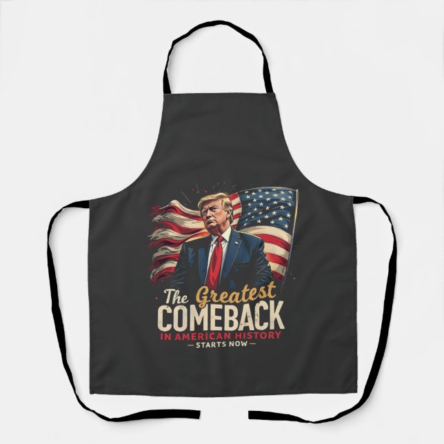 Das Bestste Comeback in der amerikanischen Geschic Schürze (Vorderseite)