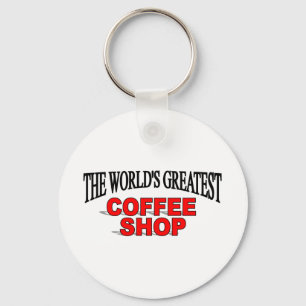 Das bestste der Kaffee-Geschäft der Welt Schlüsselanhänger