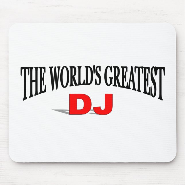 Das bestste DJ der Welt Mousepad (Vorne)