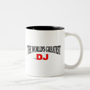 Das bestste DJ der Welt Zweifarbige Tasse