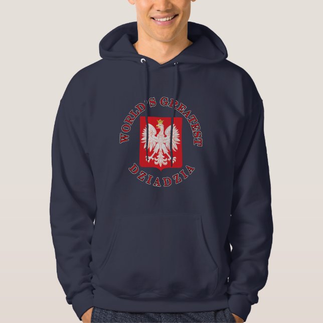 Das bestste Dziadzia der Welt Hoodie (Vorderseite)