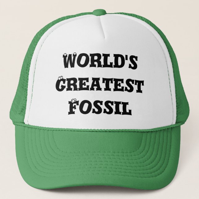 Das bestste Fossil der Welt Truckerkappe (Vorderseite)