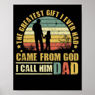 Das Bestste Geschenk, das ich je vom Vater Gottes Poster